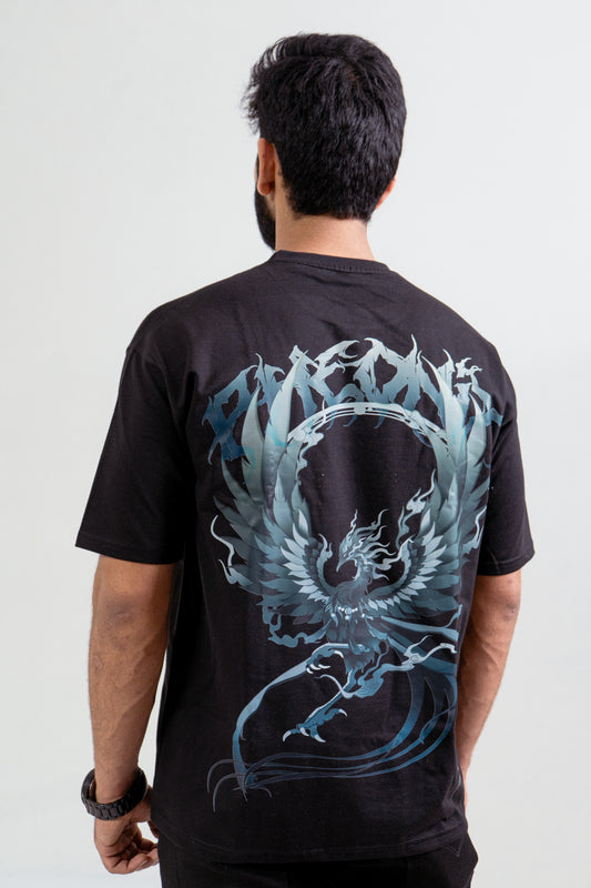 Fiercy Pheonix Oversized T-Shirt
