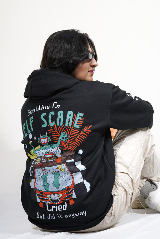 Self Scared Oversized Hoodie